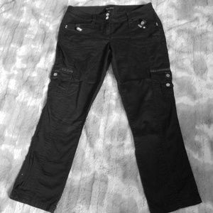 WHBM Black Cargo Pant